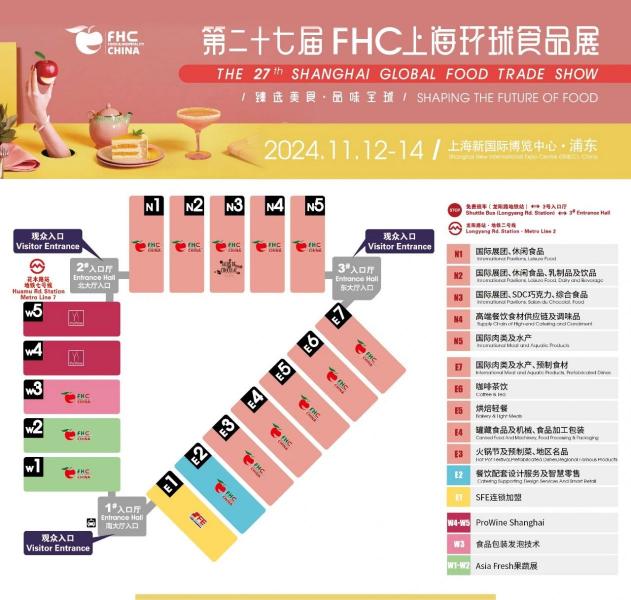 2024年上海生鲜肉类食材及食品展览会（FHC环球食品展）