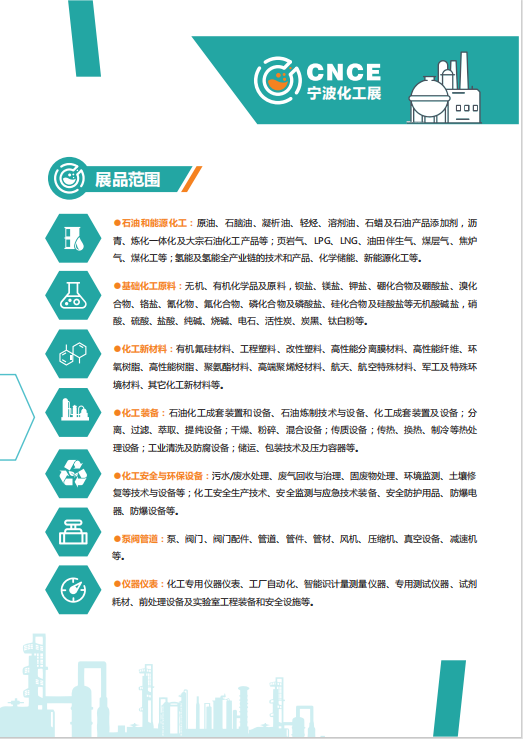 2024宁波国际化工新材料、新科技、新装备展览会
